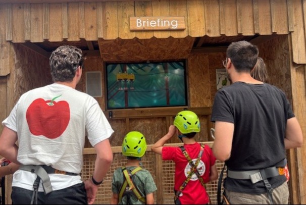 briefing video accrobranche montalivet